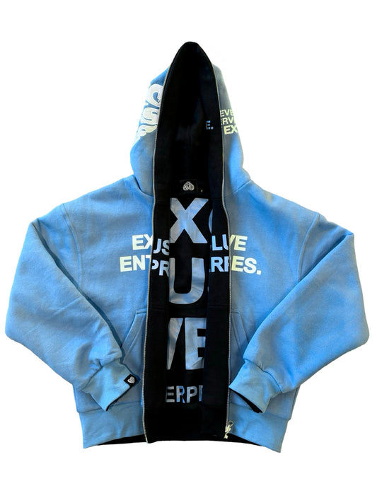 Carolina Blue Reversible Hoodie