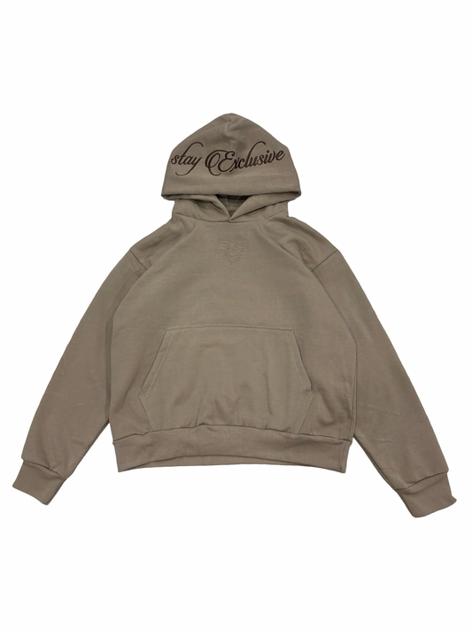 Tan Emboss Hoodie