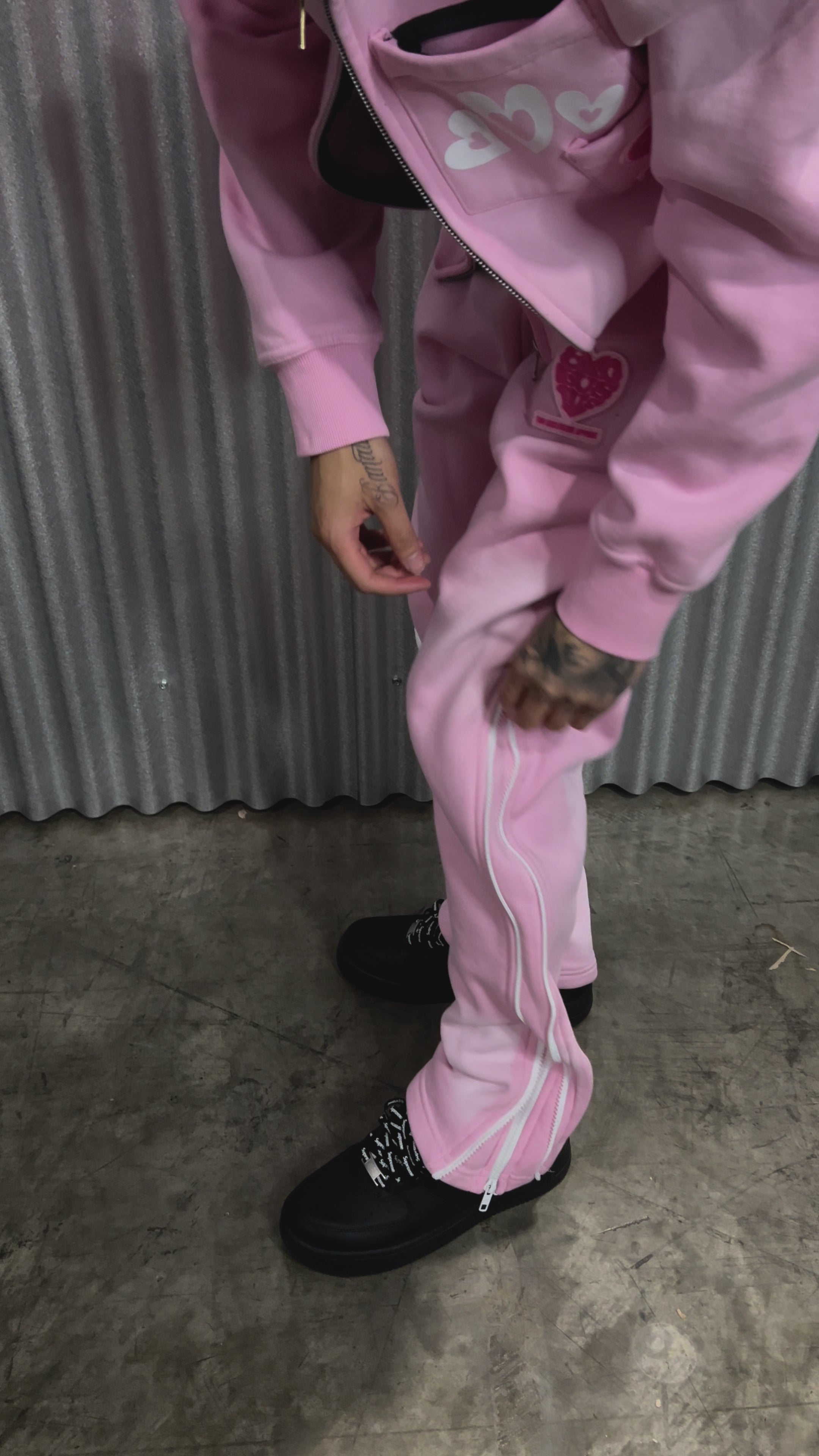 Baby Pink Adjustable Pant – Too Exclusive